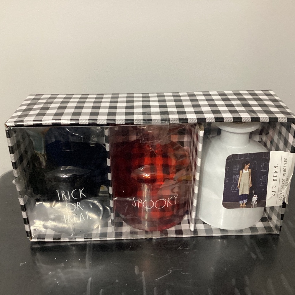 Rae Dunn potion bottles